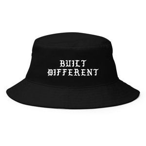 Built Different Bucket Hat, Retro, 90's Hip Hop, Old School, Boho, Hippie